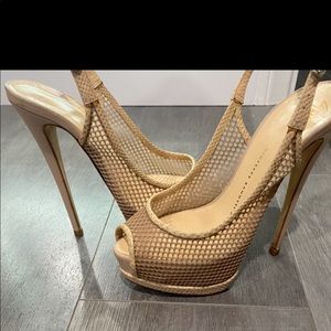 giuseppe zanotti classic nude heels